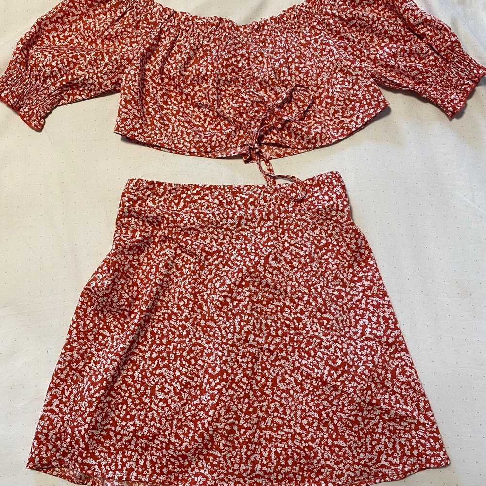 Floral two piece set